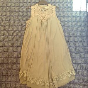 Altar’d State Forest Green Lace Boho dress